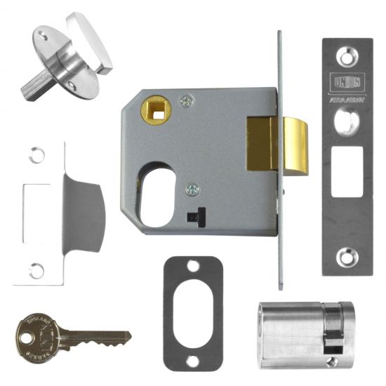 UNION 2332 Oval Nightlatch 76mm SC Boxed - Click Image to Close