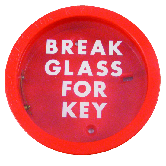 GLENDENNING Emergency Key Box Red - Click Image to Close