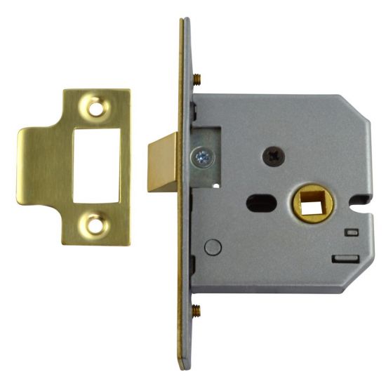 UNION 2677 Mortice Latch 64mm PB Bagged - Click Image to Close