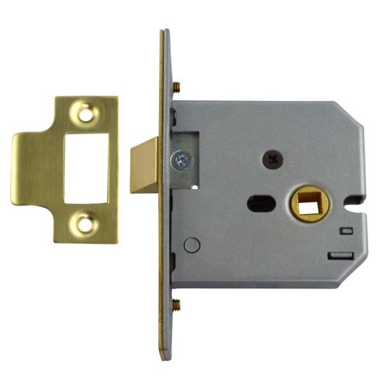 UNION 2677 Mortice Latch 75mm PB Bagged - Click Image to Close