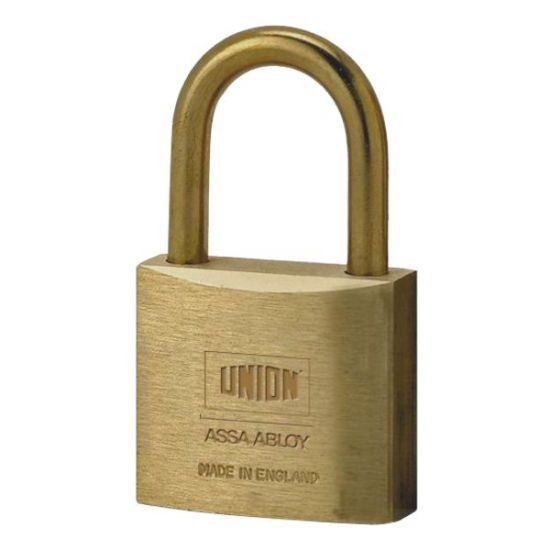 UNION 3102 Brass Open Shackle Padlock 40mm KD Boxed - Click Image to Close