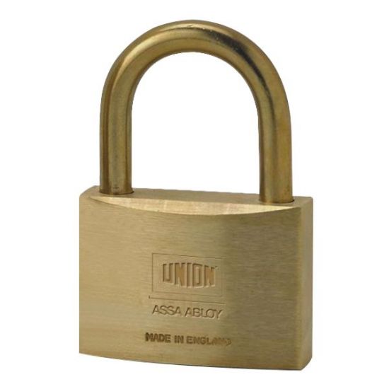 UNION 3102 Brass Open Shackle Padlock 50mm KD Boxed - Click Image to Close