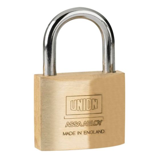 UNION 3122 Brass Open Shackle Padlock 50mm KD Boxed - Click Image to Close