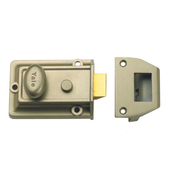 YALE 77 & 706 Non-Deadlocking Traditional Nightlatch 60mm ENB No Cylinder Boxed - Click Image to Close