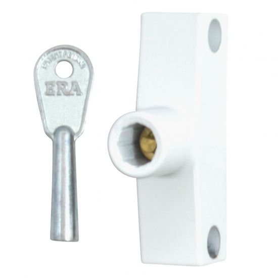 ERA 801 & 802 Automatic Window Snap Lock WH Std Key 1 Lock + 1 Key Visi - Click Image to Close