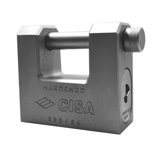 CISA 28550 LIM Steel Sliding Shackle Padlock 66mm KD 28550-66 Boxed - Click Image to Close