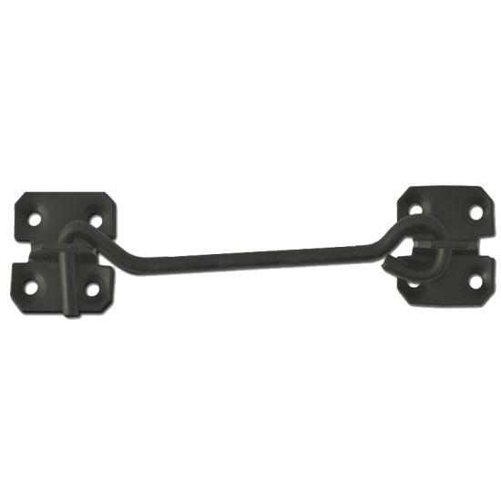 ASEC Wire Cabin Hook Black - 150mm - Click Image to Close