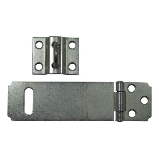 ASEC Safety Hasp & Staple Galvanised - 115mm - Click Image to Close