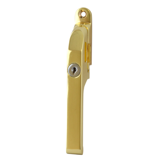 ASEC Locking Window Casement Handle Brass - Click Image to Close