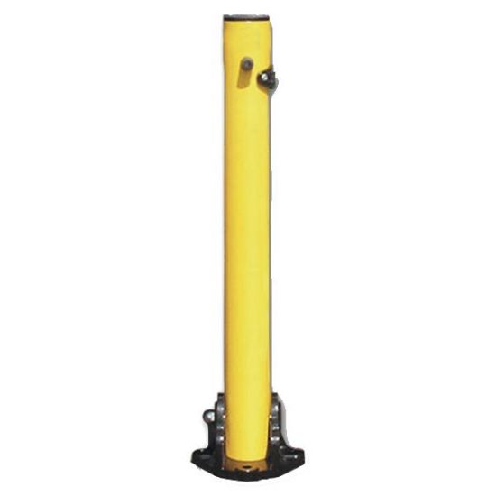 ASEC Yellow Fold Down 620mm High Parking Post Fold Down - Click Image to Close