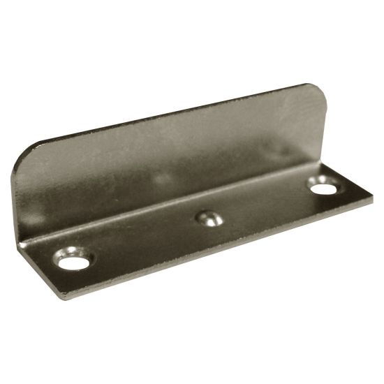 ASEC Furniture Lock Strike Plate Silver - Click Image to Close