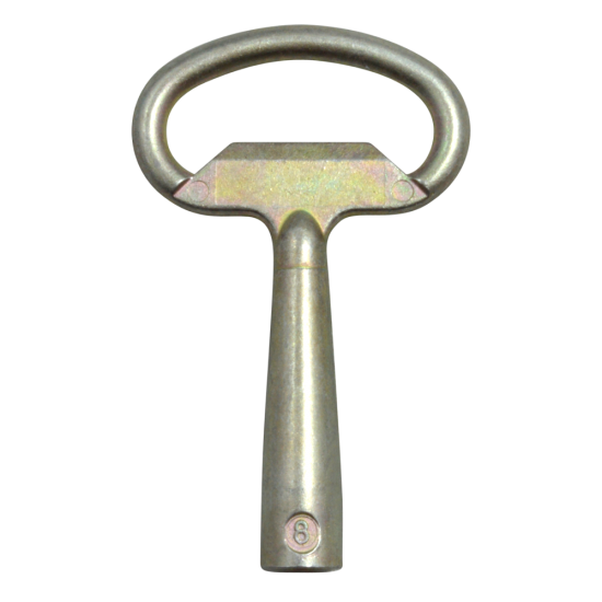 ASEC Meter Box Key 8mm Triangle - Click Image to Close