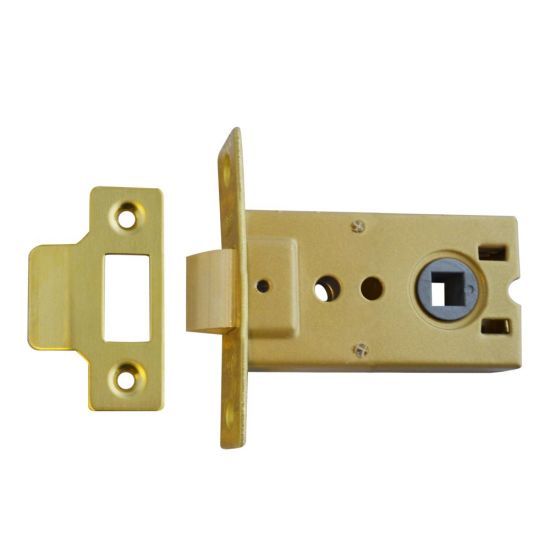 ASEC Flat Pattern Mortice Latch 64mm PB Visi - Click Image to Close