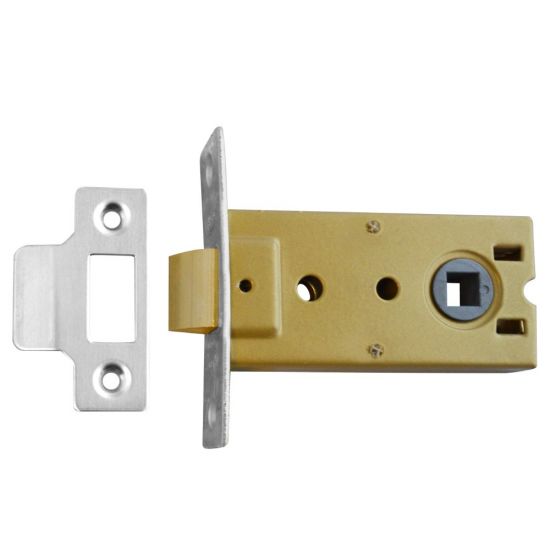ASEC Flat Pattern Mortice Latch 76mm NP Visi - Click Image to Close