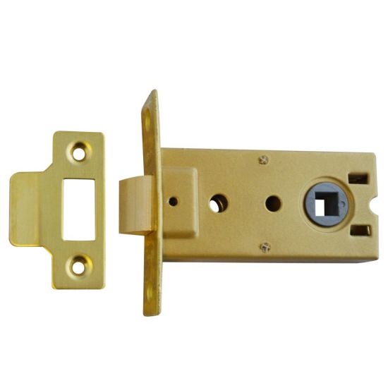 ASEC Flat Pattern Mortice Latch 76mm PB Visi - Click Image to Close