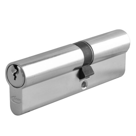 ASEC 5-Pin Euro Double Cylinder 105mm 45/60 (40/10/55) KD NP Visi - Click Image to Close