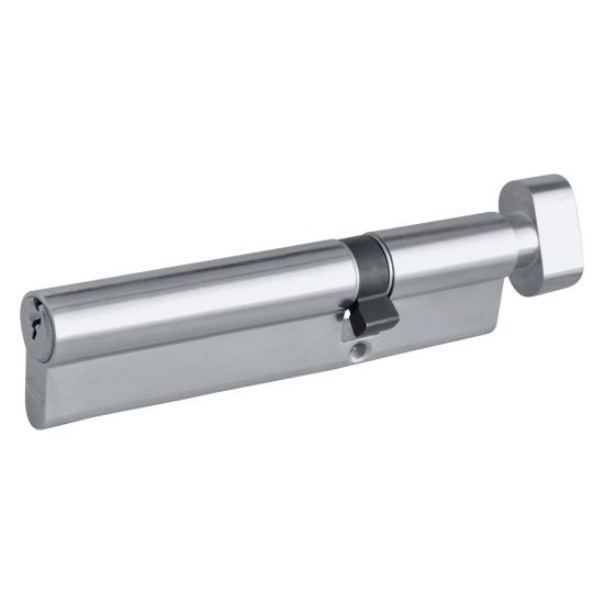 ASEC 6-Pin Euro Key & Turn Cylinder 120mm 75/T45 (70/10/T40) KD NP - Click Image to Close