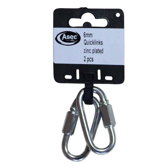 ASEC Steel Quick Links 6mm - Click Image to Close