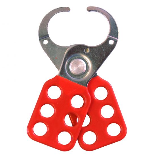 ASEC Vinyl Coated Lockout Tagout Hasp 25mm - Click Image to Close