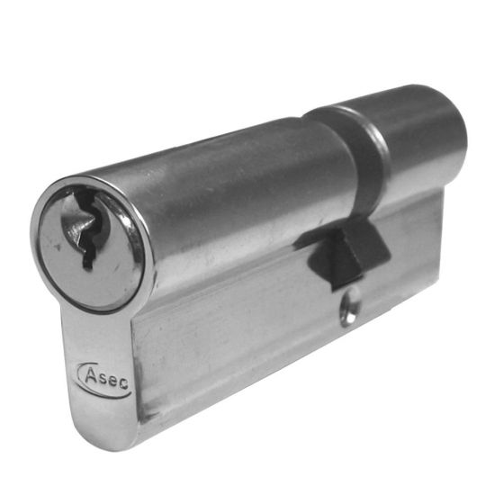 ASEC 5-Pin Euro Double Cylinder 80mm 30/50 (25/10/45) KD NP - Click Image to Close