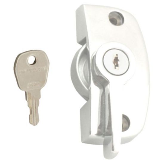 ASEC Window Pivot Lock White Locking Without Keep - Click Image to Close