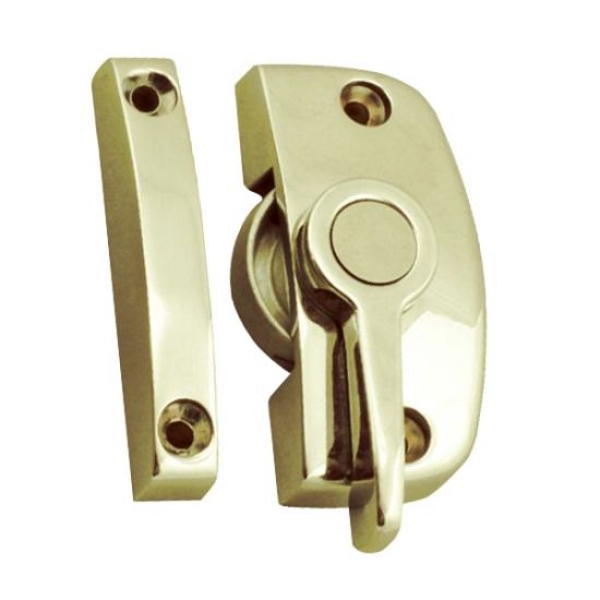 ASEC Window Pivot Lock Gold Non-Locking With 11.5mm Keep - Click Image to Close