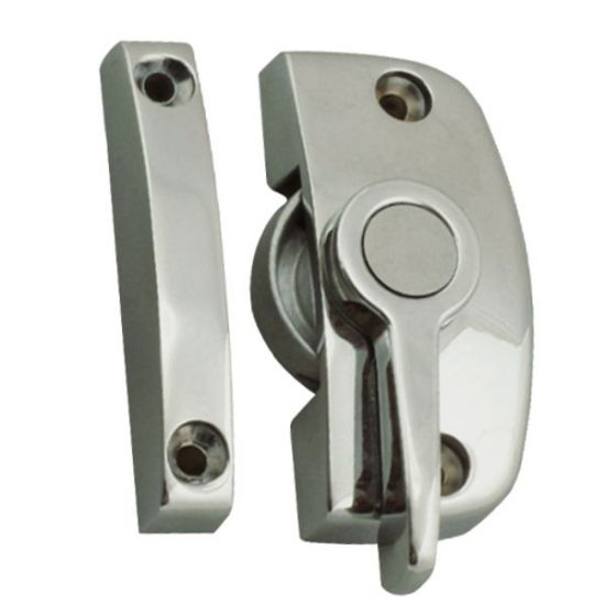 ASEC Window Pivot Lock Brushed Silver Non-Locking With 11.5mm Keep - Click Image to Close