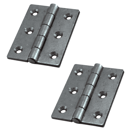 ASEC Double Pressed Steel Butt Hinge 75mm (1 Pair) - Click Image to Close