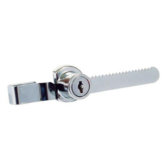 ASEC Ratchet Showcase Lock 17mm CP KD Boxed - Click Image to Close