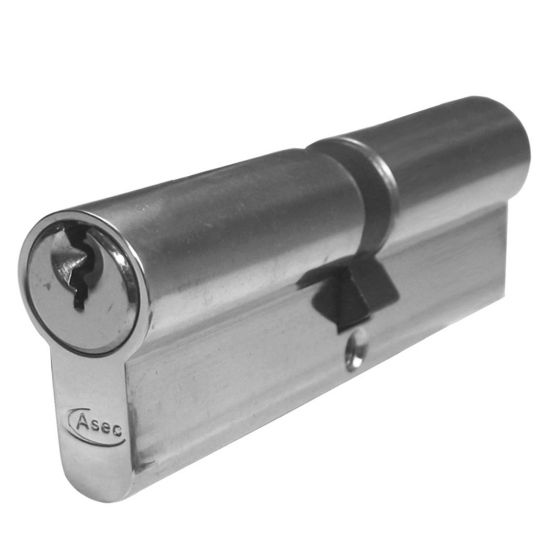 ASEC 5-Pin Euro Double Cylinder 100mm 50/50 (45/10/45) KD NP - Click Image to Close