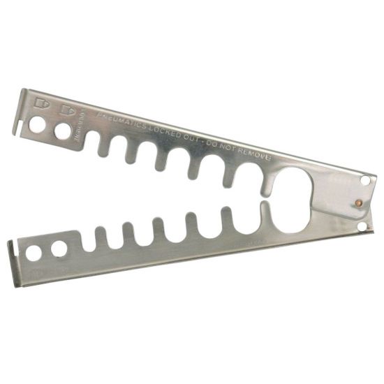 ASEC Pneumatic Lockout Hasp Solid Stainless Steel - Click Image to Close