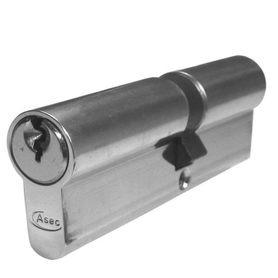ASEC 5-Pin Euro Double Cylinder 100mm 45/55 (40/10/50) KD NP - Click Image to Close