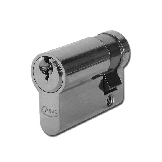 ASEC 5-Pin Euro Half Cylinder 45mm (35/10) KD NP - Click Image to Close