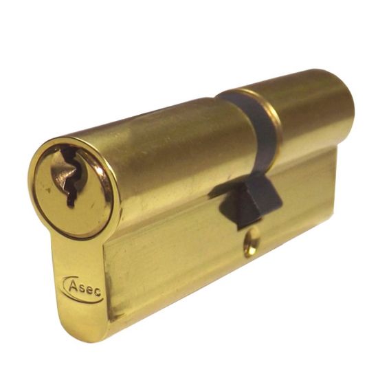 ASEC 5-Pin Euro Double Cylinder 80mm 40/40 (35/10/35) KD PB - Click Image to Close