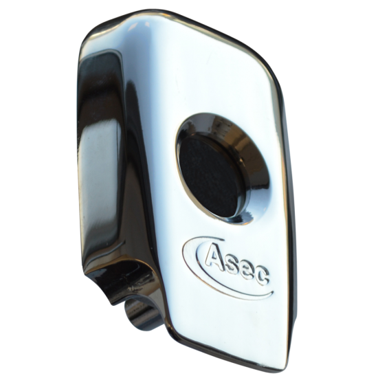 ASEC BS Nightlatch Housing Polished Chrome - Click Image to Close