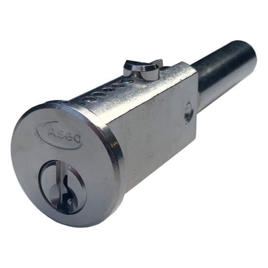 Asec Round Faced Bullet Lock SC KD - Click Image to Close