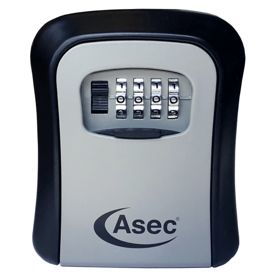 ASEC 4 Wheel Combination Key Safe Boxed - Click Image to Close