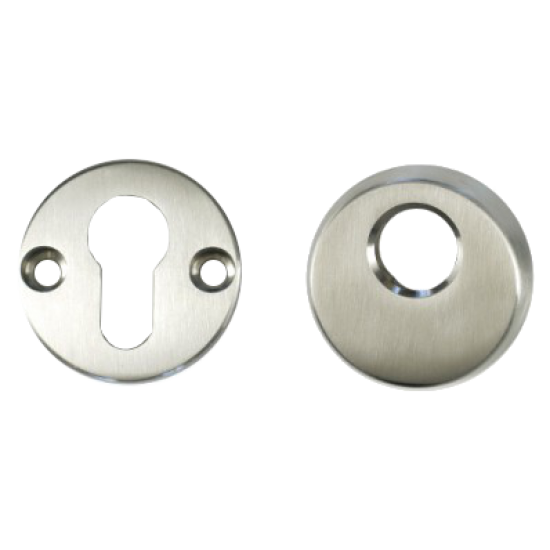 ASEC High Security Escutcheon Satin Stainless Steel - Click Image to Close
