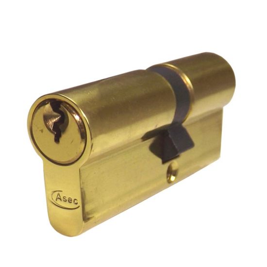 ASEC 5-Pin Euro Double Cylinder 60mm 30/30 (25/10/25) KD PB - Click Image to Close