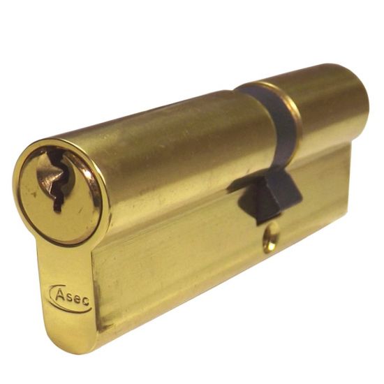 ASEC 5-Pin Euro Double Cylinder 90mm 35/55 (30/10/50) KD PB - Click Image to Close