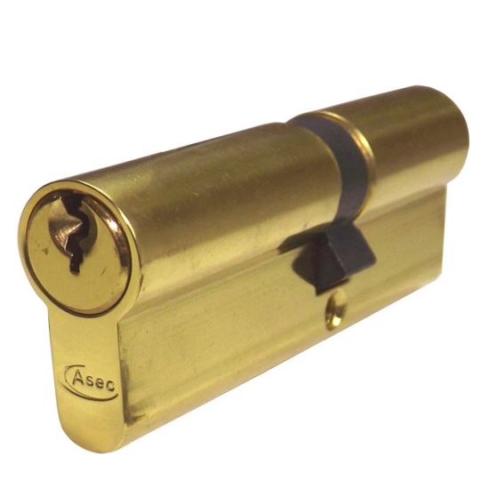ASEC 5-Pin Euro Double Cylinder 90mm 40/50 (35/10/45) KD PB - Click Image to Close