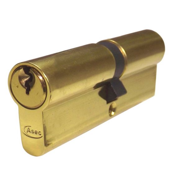 ASEC 5-Pin Euro Double Cylinder 90mm 45/45 (40/10/40) KD PB - Click Image to Close