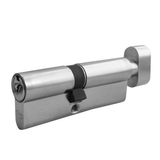 ASEC 5-Pin Euro Key & Turn Cylinder 100mm 40/T60 (35/10/T55) KD NP - Click Image to Close
