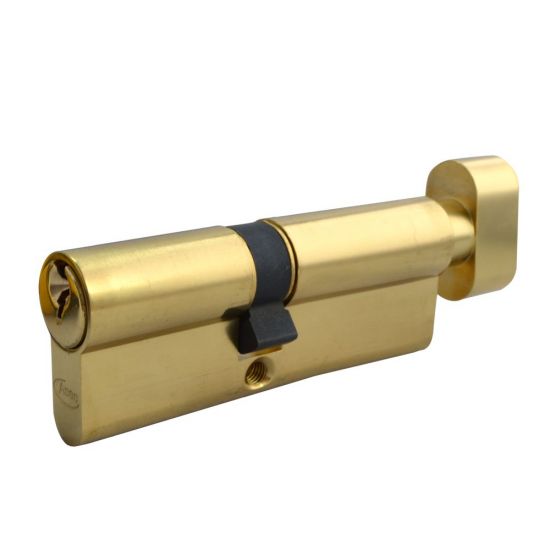 ASEC 5-Pin Euro Key & Turn Cylinder 100mm 40/T60 (35/10/T55) KD PB - Click Image to Close