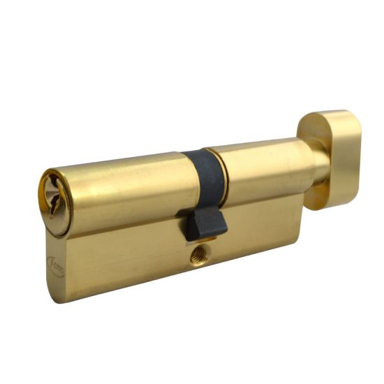 ASEC 5-Pin Euro Key & Turn Cylinder 90mm 50/T40 (45/10/T35) KD PB - Click Image to Close