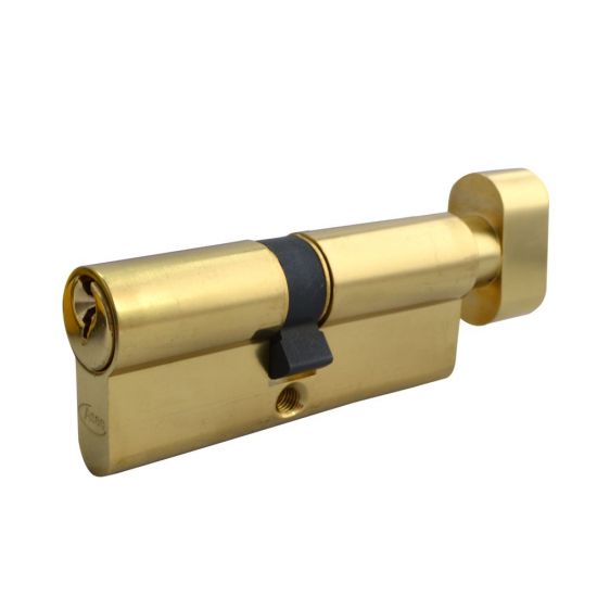 ASEC 5-Pin Euro Key & Turn Cylinder 80mm 35/T45 (30/10/T40) KD PB - Click Image to Close
