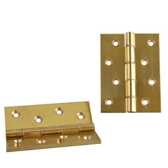 ASEC Double Steel Washer Hinge 102mm X 75mm X 4mm PB - Click Image to Close