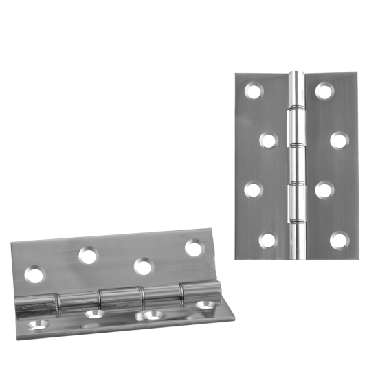 ASEC Double Steel Washer Hinge 102mm X 67mm X4mm CP - Click Image to Close