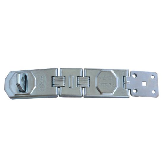 ASEC Galvanised Multi Link Concealed Fixing Hasp & Staple 195mm GALV - Click Image to Close
