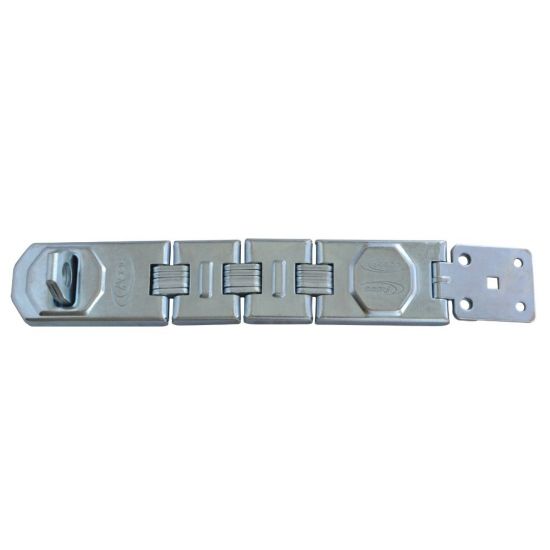 ASEC Galvanised Multi Link Concealed Fixing Hasp & Staple 230mm GALV - Click Image to Close